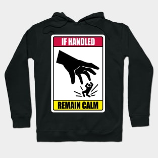 If Handled, Remain Calm Hoodie